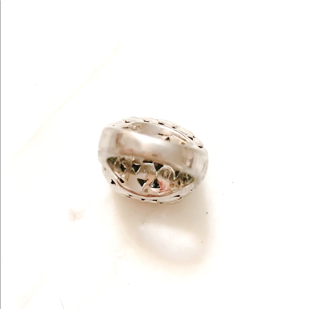 Sterling Silver Tortoise Shell Ring - image 6